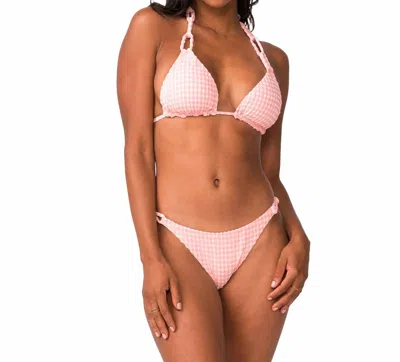 Pq Swim Ballet Loop Tri Top In Pink
