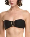 Pq Swim Bandeau Top In Black