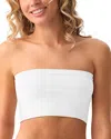 Pq Swim Bandeau Top In White