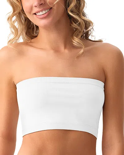 Pq Swim Bandeau Top In White