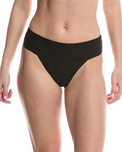 Pq Swim Banded High Waist Bottom In Black