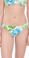 Pq Swim Basic Ruched Bikini Bottoms Bluebell In Bluebell