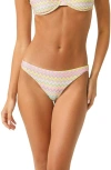 Pq Swim Basic Ruched Bikini Bottoms In Multi