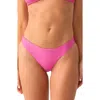Pq Swim Basic Ruched Bikini Bottoms In Pink