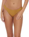 Pq Swim Basic Ruched Full Bottom In Orange