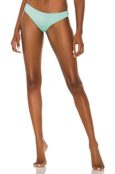 PQ SWIM BASIC RUCHED TEENY BIKINI BOTTOM IN DIVINE