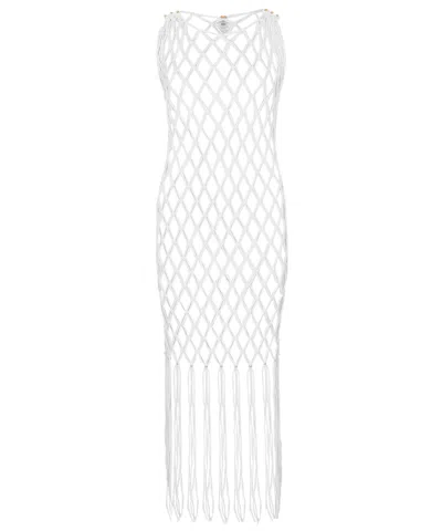 Pq Swim Beaded Brynn Cover Up White