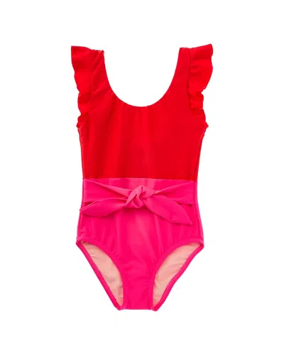 Pq Swim Belted Knot One-piece In Multi