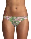 Pq Swim Bermuda Reversible Seamless Wave Full Bottom Swimsuit In Floral In Multi