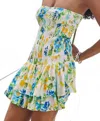 Pq Swim Bluebell Marie Ruffle Dress In White In White