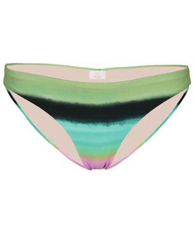 Pq Swim Breeze Basic Ruched Bikini Bottoms In Multi