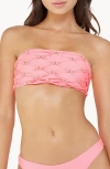 PQ SWIM PQ SWIM BRYNN BEADED BANDEAU BIKINI TOP