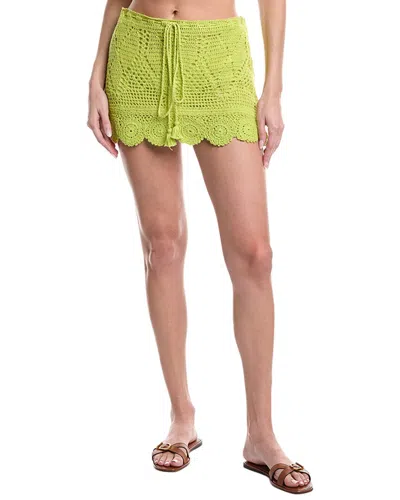Pq Swim Camila Skirt In Green