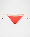 Pq Swim Cecelia Passion Bikini Bottoms In Red