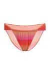 Pq Swim Cindy Bottom Full Sunset Glow In Multi