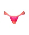 Pq Swim Cindy Bottom Teeny Sunset Glow In Red