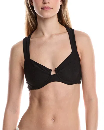 Pq Swim Cindy Underwire Top In Black