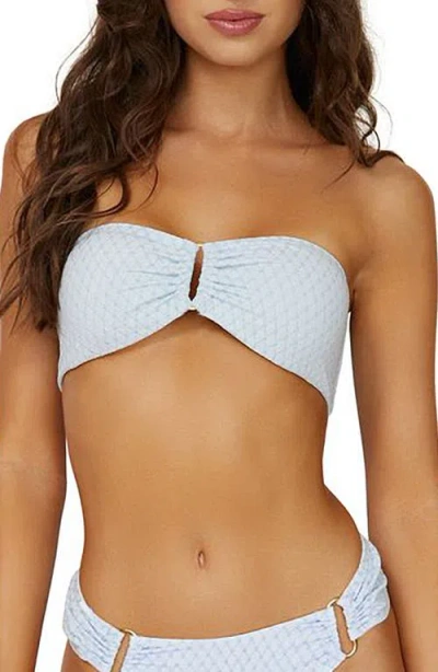 Pq Swim Detail Bandeau Bikini Top In Tallulah