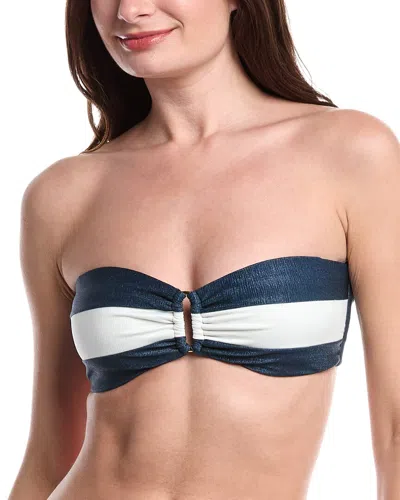 Pq Swim Detail Bandeau In Blue