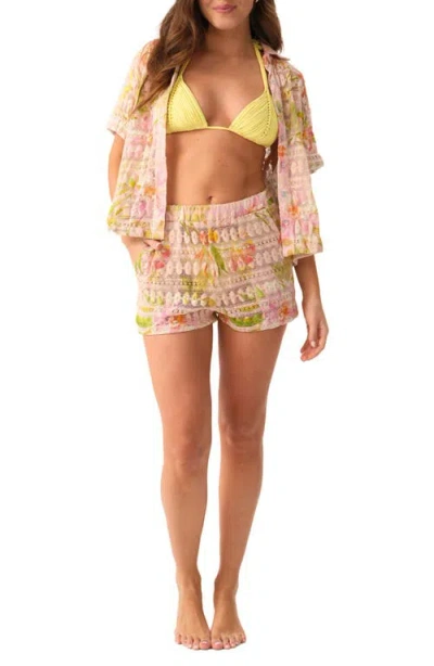 Pq Swim Drew Cover-up Shorts In Multi