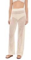 Pq Swim Eliza Pants Ivory In Ivory