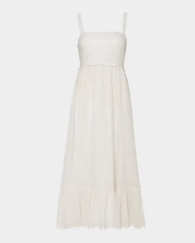 Pq Swim Emery Cotton Maxi Dress In Ivory