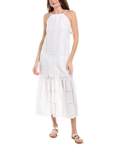 Pq Swim Eyelet Maxi Dress In White