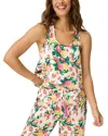 Pq Swim Floral Racerback Tank In Multi