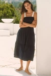 Pq Swim Grace Sleeveless Midi Dress In Black