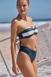 Pq Swim Harlow High-waisted Bikini Bottoms In Blue