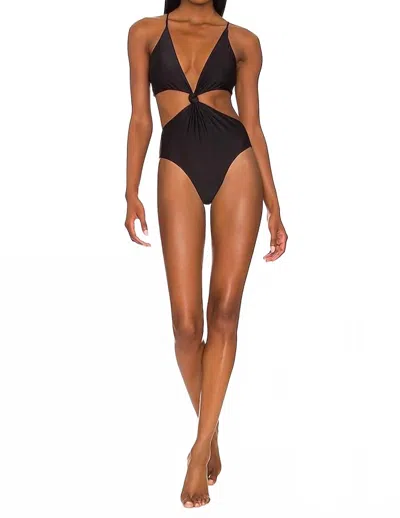 Pq Swim Hayden Pier One Piece Cut Out Swimsuit In Black