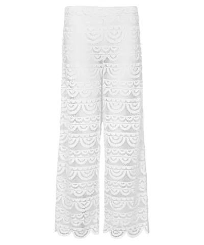 Pq Swim High Waist Lace Pants Water Lily
