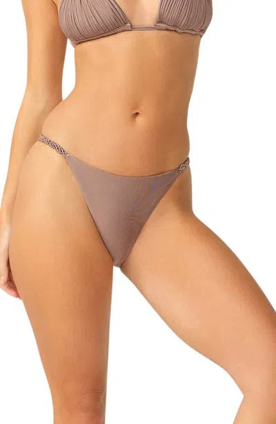 Pq Swim Holly Full Coverage Macrame Swim Bottoms In Multi