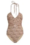 Pq Swim Josie One Piece Leopard In Multi
