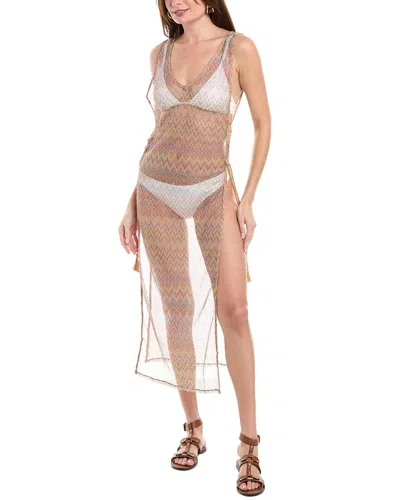 Pq Swim Joy Lace Cover-up In Neutral