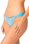 Pq Swim Kai Lace Fanned Bikini Bottoms In Kai