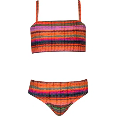 Pq Swim Kids' Gigi Textured Two-piece Swimsuit