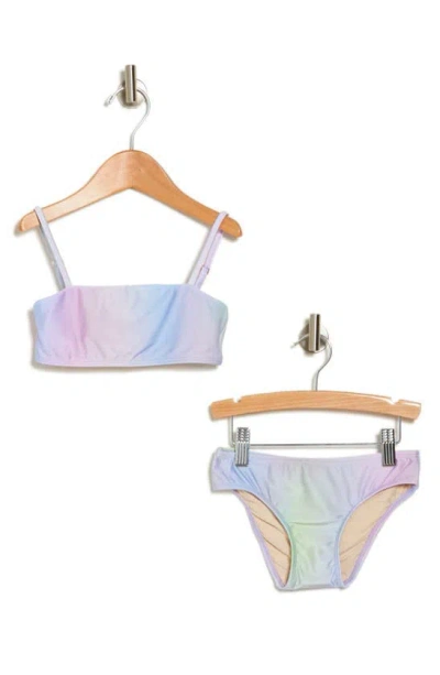 Pq Swim Kids' Gigi Tie Dye Two-piece Bikini In Borealis