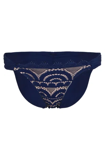 Pq Swim Lace Fanned Full Bottom Pacific In Blue