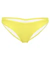 Pq Swim Lemon Drop Basic Ruched Bikini Bottoms