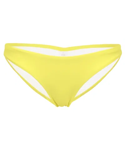 Pq Swim Lemon Drop Basic Ruched Bikini Bottoms