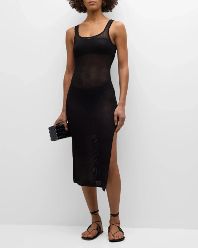 Pq Swim Lettie Knit Midi Dress In Nightfall