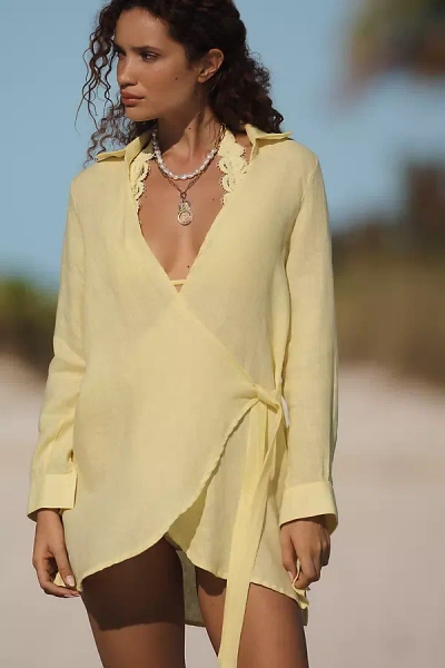 Pq Swim Lily Cover Up In Yellow