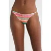 Pq Swim Link Bikini Bottoms In Amaya