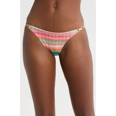 Pq Swim Link Bikini Bottoms In Amaya