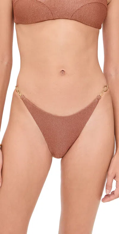Pq Swim Mara Full Bottoms Mocha In Brown