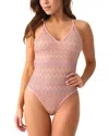 Pq Swim Margot One Piece Swimsuit In Neutral