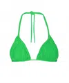 Pq Swim Matcha Skyla Triangle Top In Green In Multi