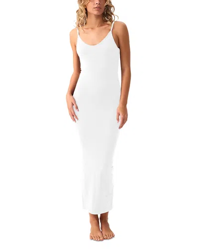 Pq Swim Maxi Slip Dress In White