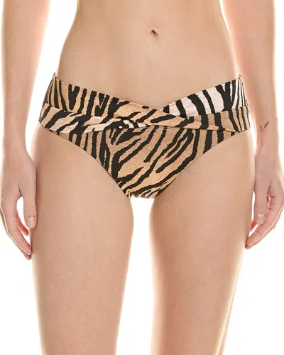 Pq Swim Maya Modest Bikini Bottom In Animal Print